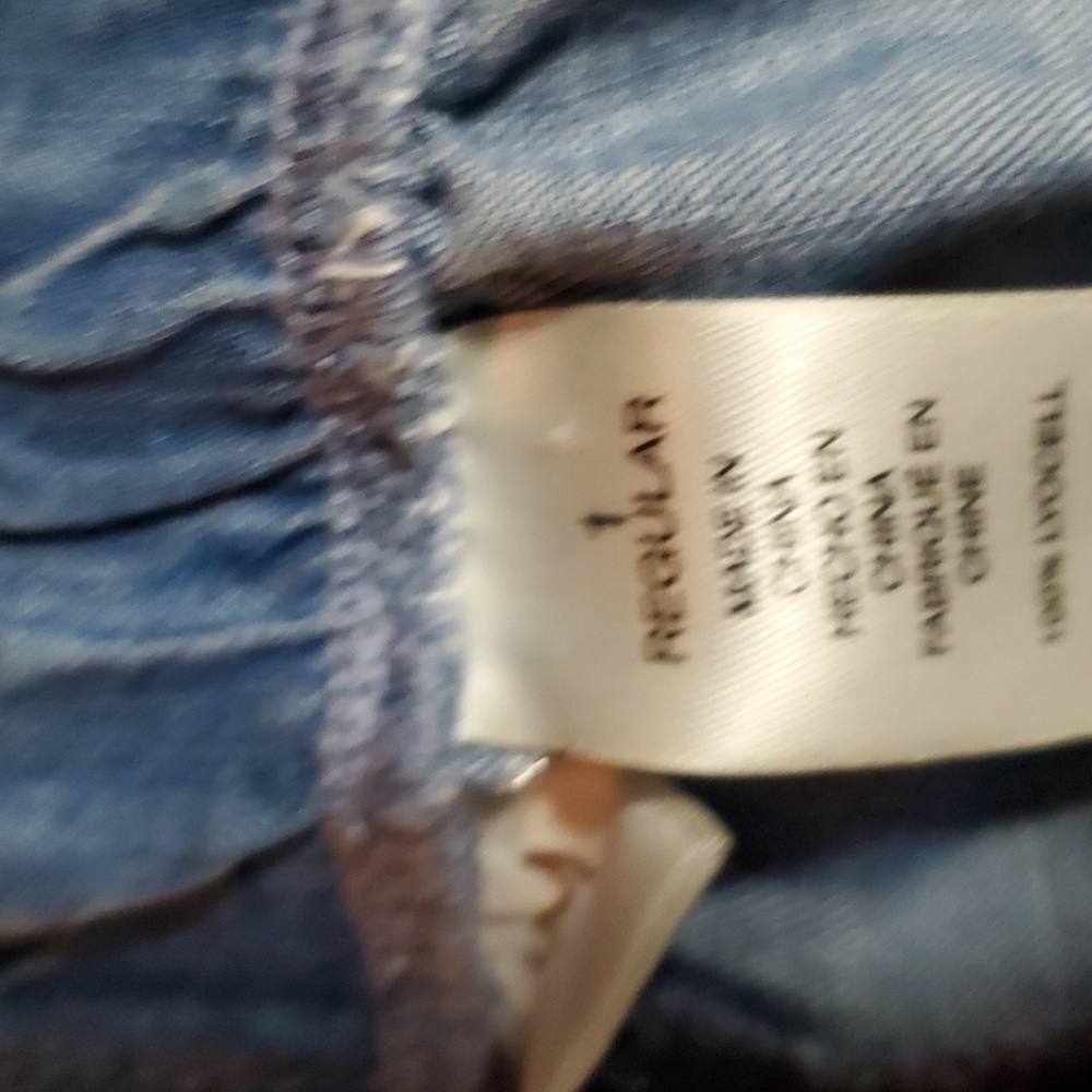 🦋PLATINUM LIGHTWEIGHT DENIM CAPRI PANTS SIZE 1 R (8) - Picture 10 of 10